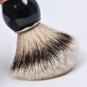 Dongshen wholesale comfortable silvertip badger hair resin handle shaving brush