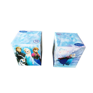 Eco-Friendly Disposable Soft Tissue Paper Box Package Facial Tissue Paper