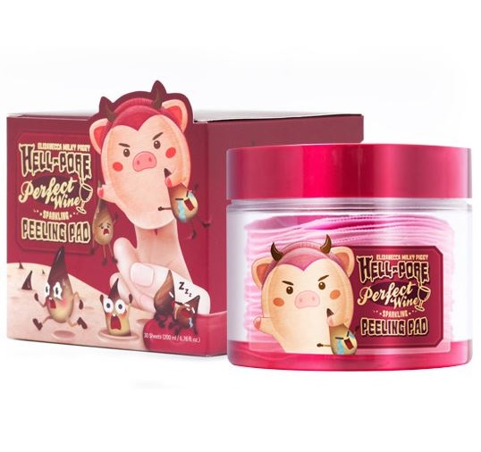 Elizavecca `Hell-Pore Perfect Wine Sparkling Peeling Pad