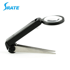 Eyebrow Tweezers with Magnifier