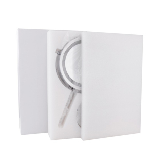 Factory hot sale desktop LED makeup vanity mirror with magnified 10X mirror double-sided LED light