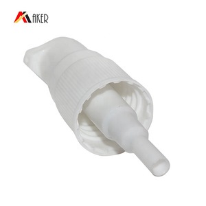 Factory Supply 18/410 PP Cosmetic Cream Lotion Pump Dispenser With Plastic Cover