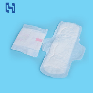 Feminine hygiene products disposable organic cotton regular winged women sanitary napkin