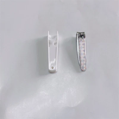 Foshan Finger Toe Nail Clipper Cutter with Plastic Catcher and Soft Epoxy Sticker