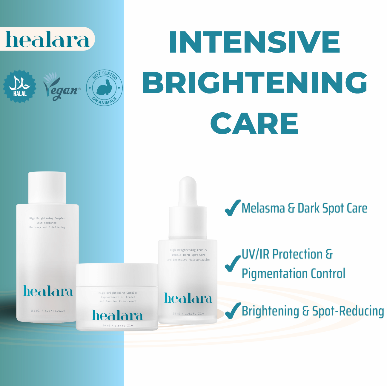 Healara Radiance Shot Barrier Protect Cream