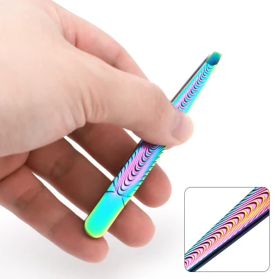 High Precision Hair Pulling Tweezers Stainless Steel Eyebrow Clip