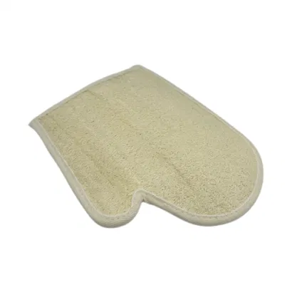 High Quality Private Logo Natural Loofah Bath Glove for Men