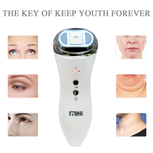 Home Use Face Wrinkle Remover HIFU RF LED Wrinkle Removal Facial Massage Machine