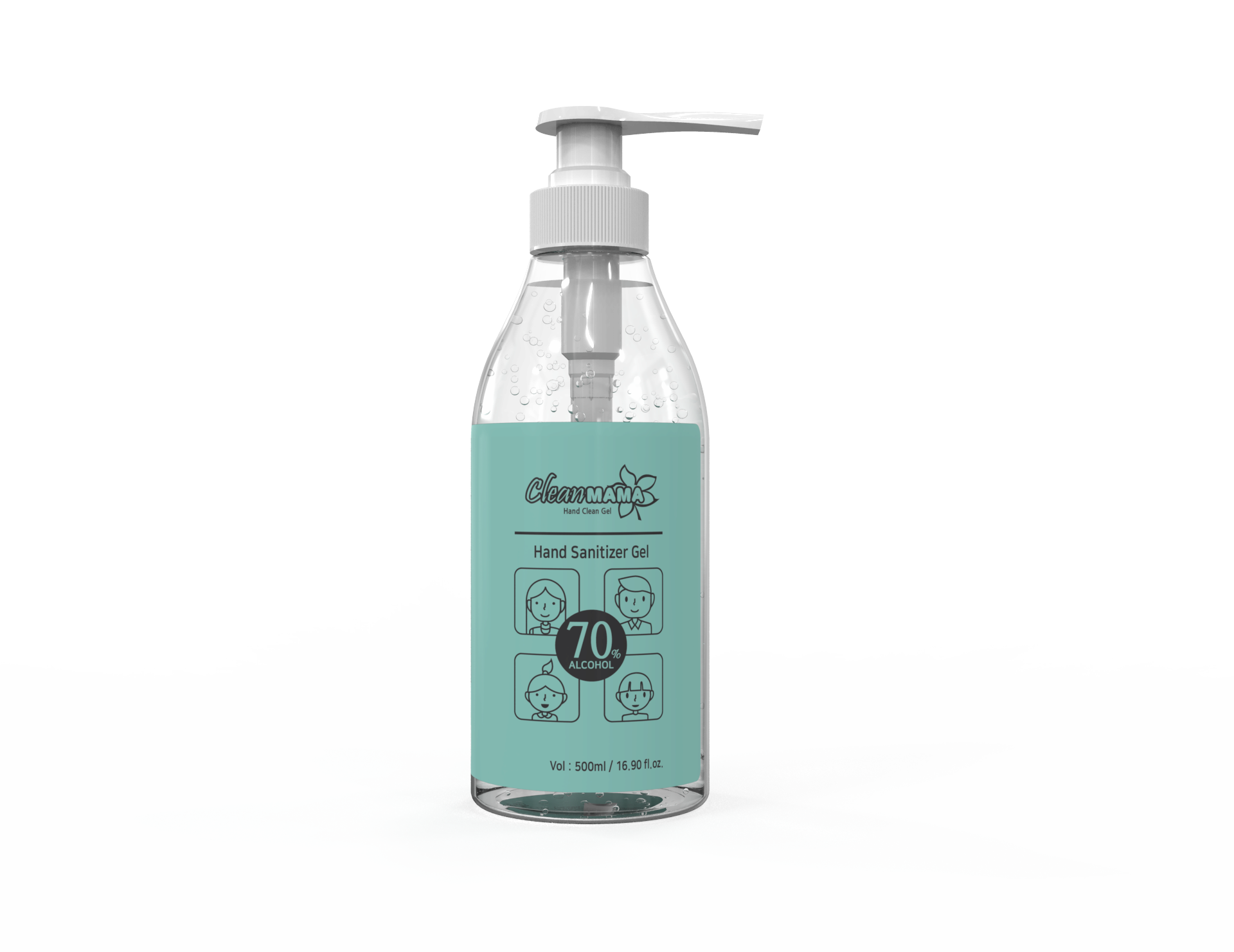 ISO22716 Private Label/OEM Korea Waterless Cereal Alcohol70%