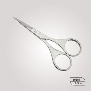 Makeup Stainless Steel Professional Fish Eyebrow Cutting Scissors