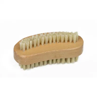 Moon Shape Nail Brush with Soft Bristles Two-Side Firm Scrub Brush for Toes and Nails Foot Exfoliation Nail Care Brush