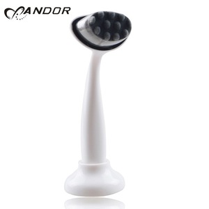 new design fashion facial brush good price with CE & ROHS private label cosmetic brush oval makeup brush private label