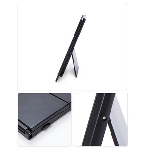 New product Folding 3 sides LED table mirror make up led