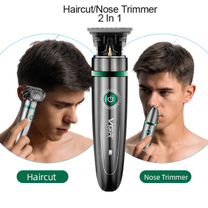 New VGR V-258 Whaterproof Electric Haircut Machine and Nose Hair Trimmer 2in1 Hair Trimmers