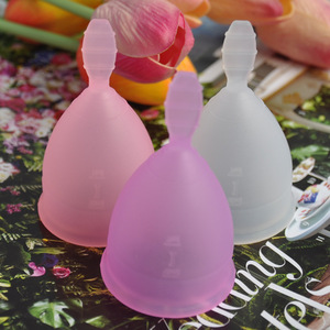 Oem available feminine hygiene small black menstrual cup