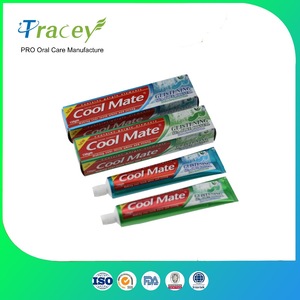 OEM cheap Private Label brand Fluoride Whitening Toothpaste MANUFACTURE