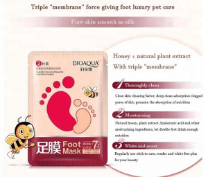 OEM ODM BIOAQUA Moisturizing Exfoliating Foot Peel Mask