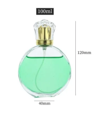 OEM Square Skincare Packaging Customized Perfume Glass Bottle