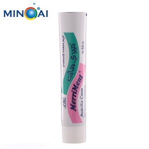 plastic laminated cosmetic tube with screw cap