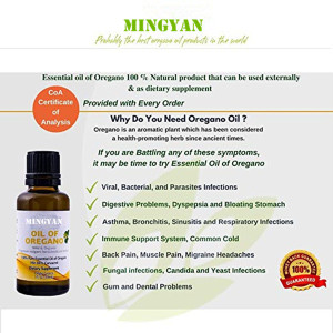 Private label 100% pure oregano oil with 90% carvacrol pharmaceutical grade