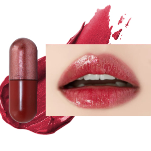 Private Label High Pigment Moisturizing Lip Gloss Liquid Glitter Mini Capsule Lipstick