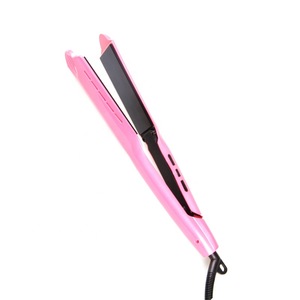 Professional LCD digital hair perm machine hair straighteners flat iron