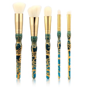 Professional Round Tube Pony Hair Eyeshadow Brushes Set for Eye Makeup Tool Kit