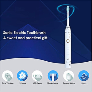 Rechargeable electronic toothbrush FDA Approved Oral care sonic electrical toothbrush with toothbrush head