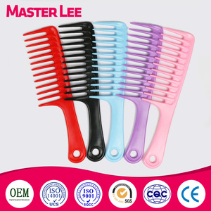 salon use products wide tooth hair comb plastic big comb