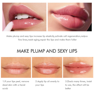 Plumping Gloss Private Label Moisturize Colorless Clear Plumping Oil Lip Gloss
