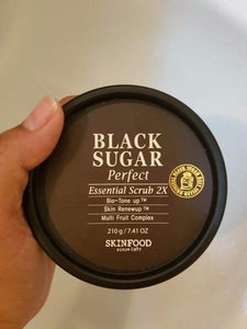 Skinfood Black Sugar Perfect Essential Scrub 210g [Wash Off] Multi Fruit Complex