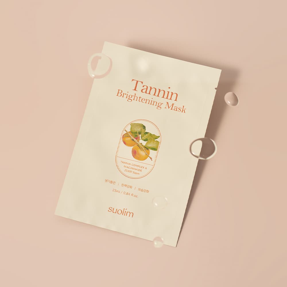 Suolim Tannin Brightening  Facial Sheet Mask