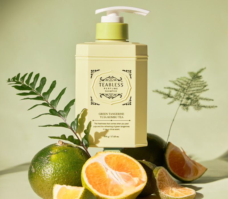 Teabless Green Tangerine Yuja Kombu Tea Perfume Shampoo 500g