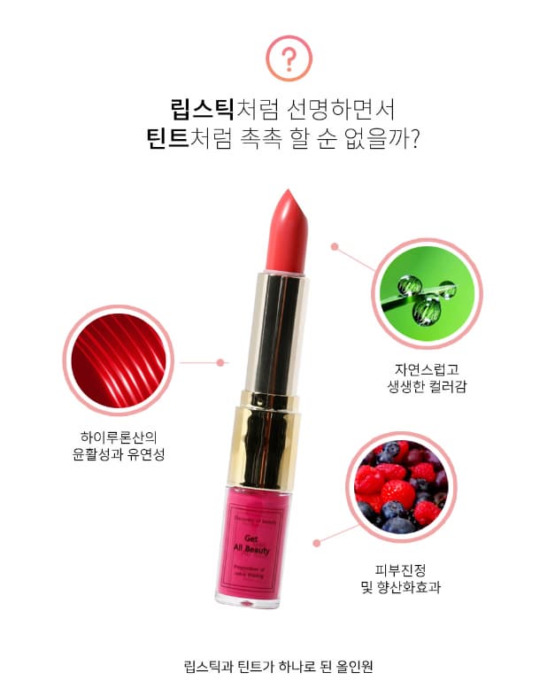 Tintalk 2 in 1 (Lip stick, Lip tint, Make up, Beauty)
