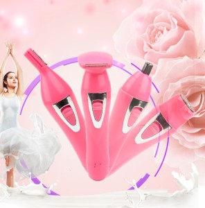 Waterproof Ladies  Body Womens Painless Facial Hair Remover Epilator hair shaver 4 in 1