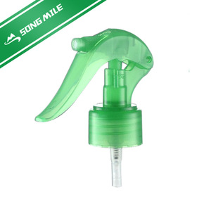 Yuyao pump sprayer cleaning 24 410 trigger spray head pressure nozzle  plastic 24mm hand mini trigger sprayer  for water bottle