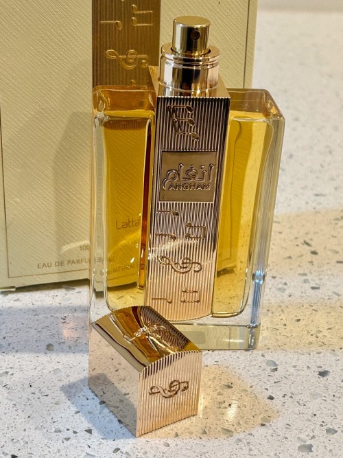 Lattafa Angham Citrus, Lavender, Musk, Amber, Vanilla Eau de Parfum Long-Lasting Fragrance for Unisex, 3.40 Ounce / 100 ml