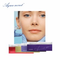 Aqua Secret CE approved 1ml 2ml corss-linked HA hyaluronic acid dermal filler for lip face filler injection