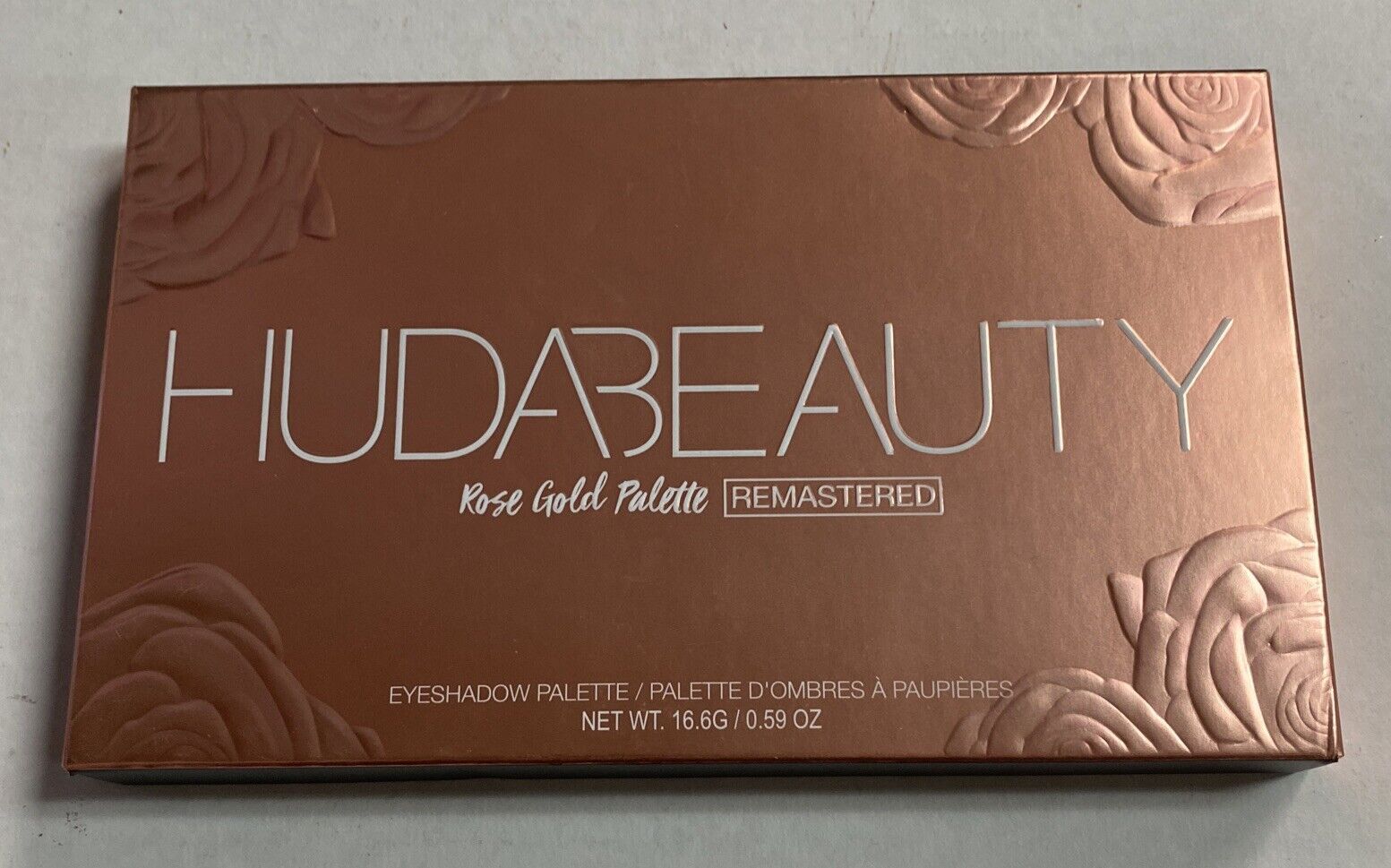 Huda Beauty Rose Gold Remastered Eyeshadow Palette (18x Eyeshadow) 16.6g