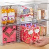 Large Stackable Storage Drawers,Easily Assemble Acrylic Bathroom Closet Undersink Organizers and Storage,Plastic Bins for Kitchen Cabinets,Pantry,Makeup,Medicine Organization
