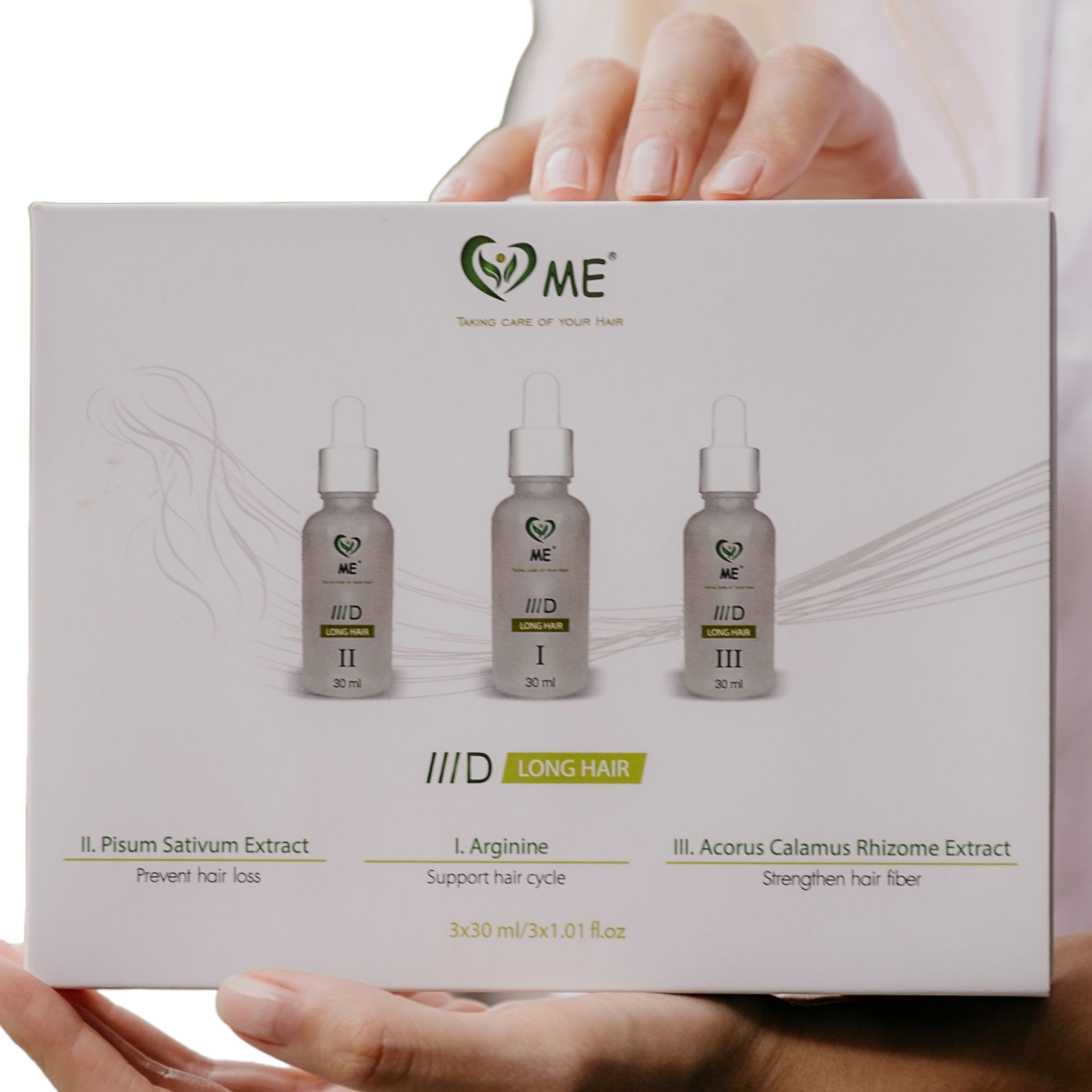 3D LONG HAIR Serum – Anti Hair Loss & Hair Growth Serum | Natural | Wholesale