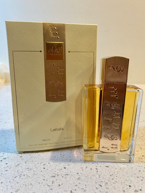 Lattafa Angham Citrus, Lavender, Musk, Amber, Vanilla Eau de Parfum Long-Lasting Fragrance for Unisex, 3.40 Ounce / 100 ml