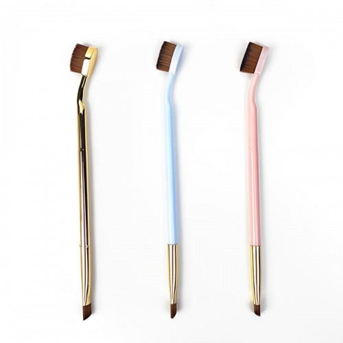 Dual-Ended Makeup Brush for  Cream Foundation Concealer & Eyebrow – Multi-Function Cosmetic Tool