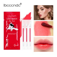 Disposable Lip Tint Swabs, Single-use Cotton Swabs with Liquid Lipstick