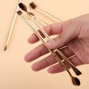 Dual-Ended Makeup Brush for  Cream Foundation Concealer & Eyebrow – Multi-Function Cosmetic Tool