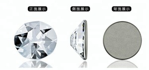 2018 Popular Bling Shinny Crystals Flat Diamond Nail art 3D Decoration Diamond ND092