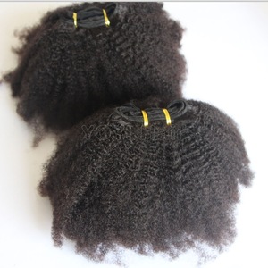 2019 Best selling afro Kinky twist curly hair extensions 4A 4B 4C , Virgin Mongolian puffy afro curly hair