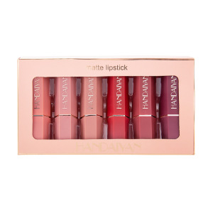 6 PCS Waterproof Vegan Lip Stick Box Packing Long Lasting Matte Lipstick