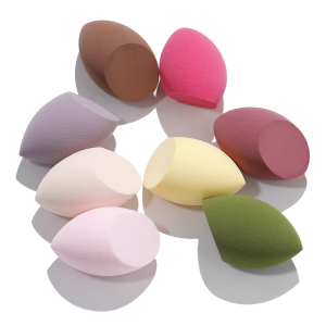 Amerke Cosmetic Puff Bevel Makeup Sponge Facial Powder BB Cream Cosmetic Puff Blending Foundation Sponge Puff