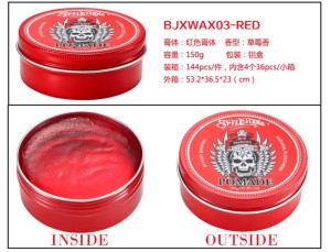 Custom Organic Hair Styling Wax Strong Edge Control hair wax pomade for men private label wax stick for hair